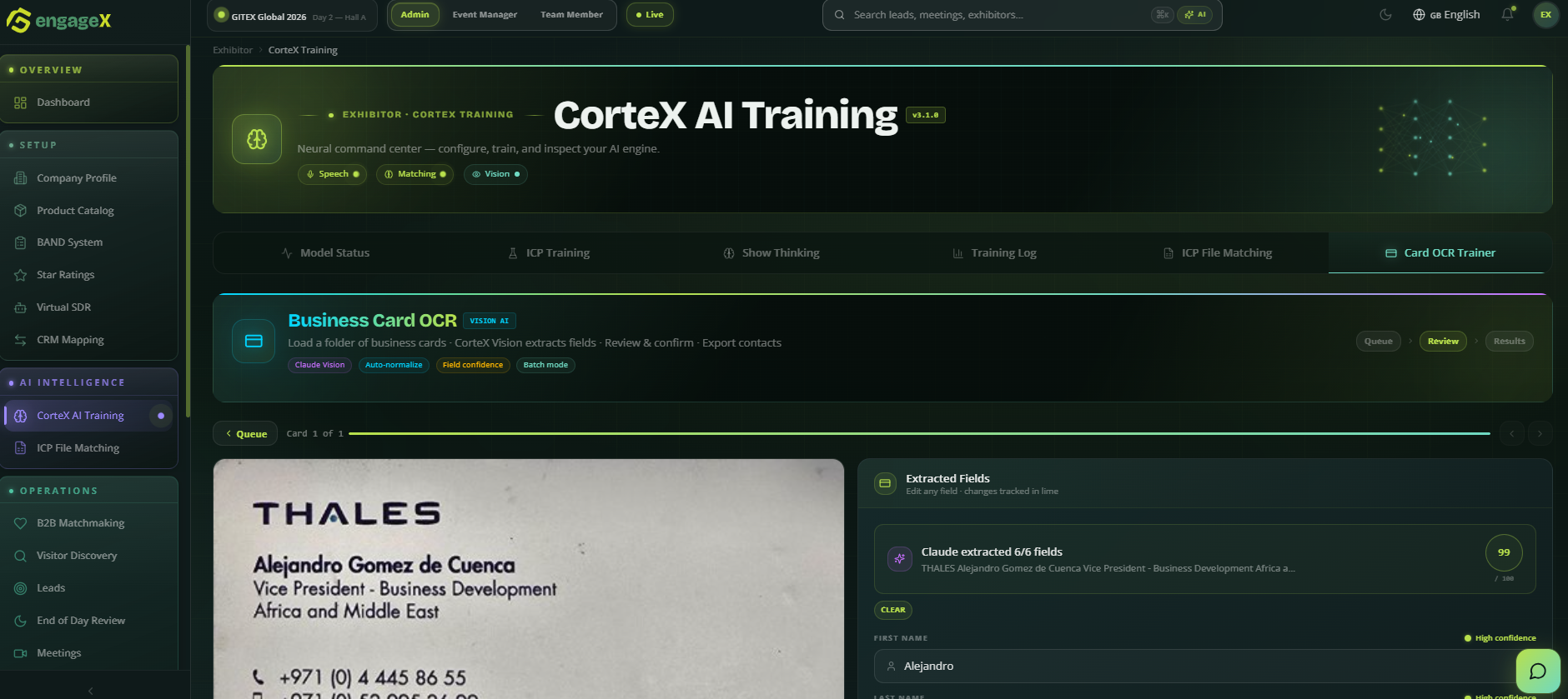 OCR trainer — confidence-aware Vision capture